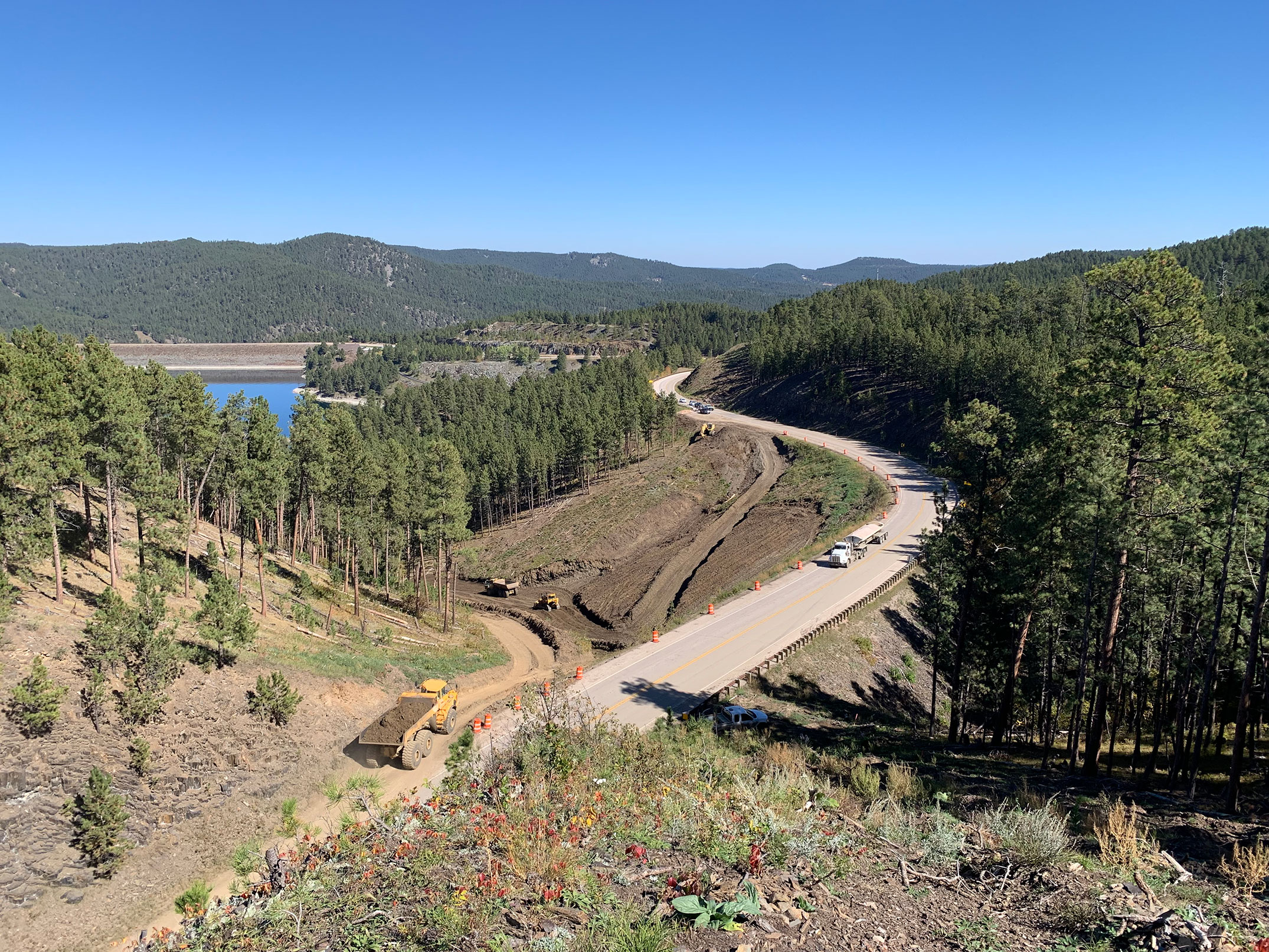 Roadway almost finished